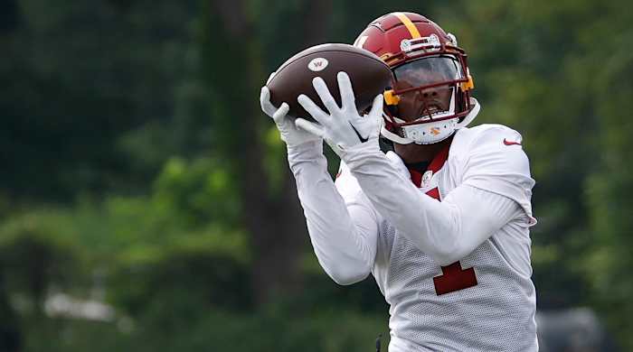 Washington Commanders wide receiver Jahan Dotson